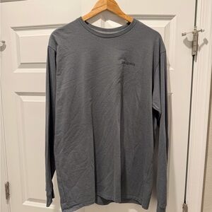 Patagonia Long-Sleeve Crew Tee - Charcoal Gray